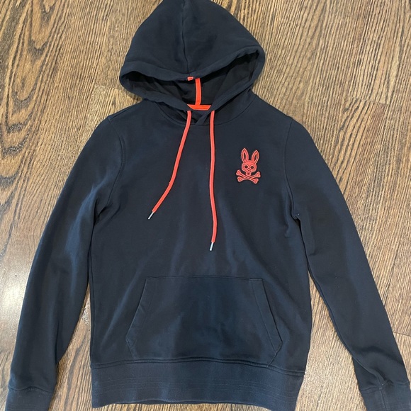 Black Psycho Bunny Hoodie - Picture 1 of 2